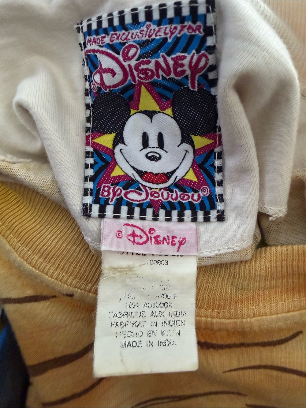 Jou Jou Yellow & Green Mickey Holiday Graphic Tee - Picture 10 of 11